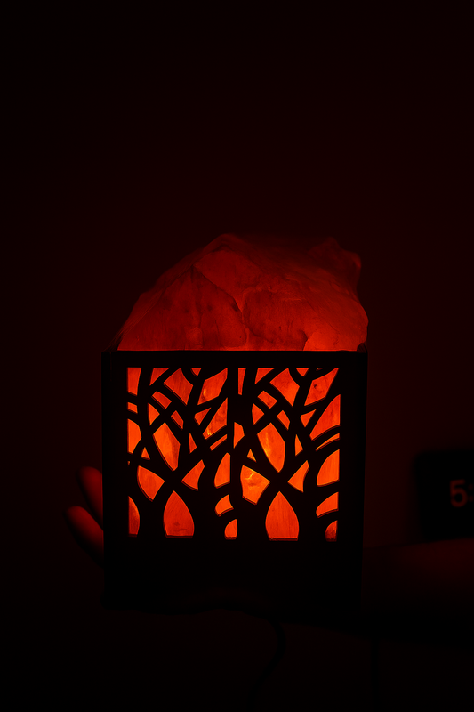 Basket Salt Lamp