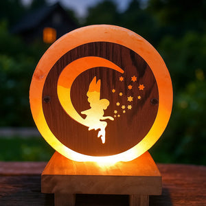 3D Rock Salt Lamp - Fairy