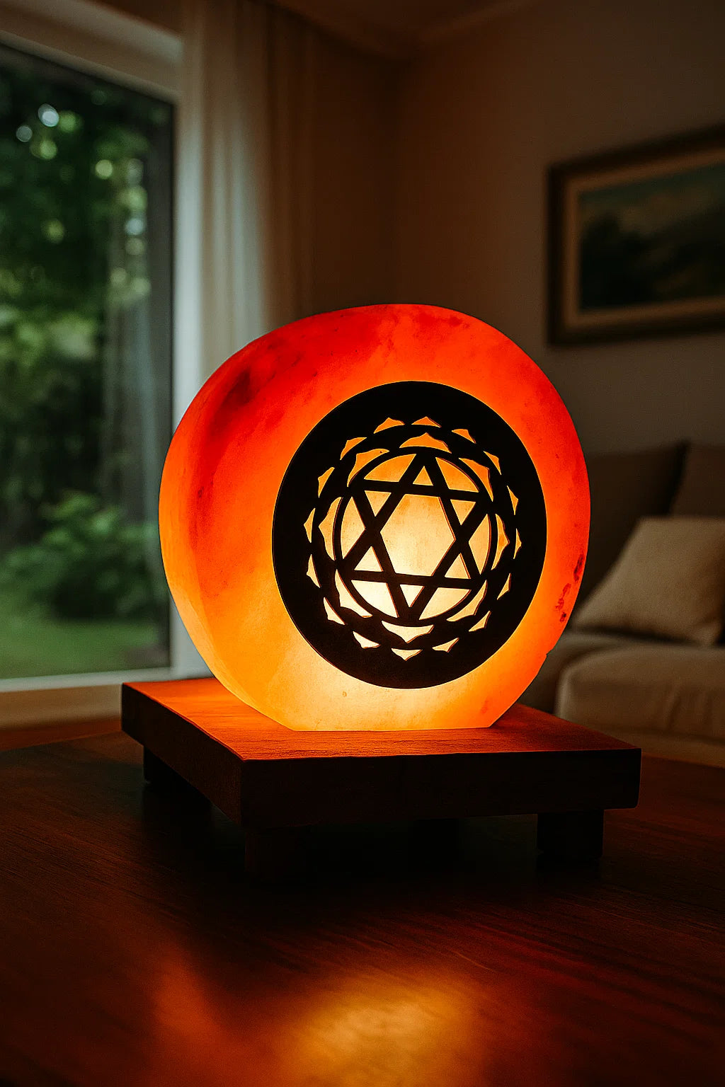 3D Rock Salt Lamp - Kuberyantra