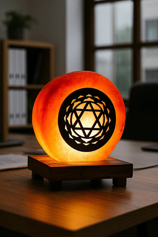 3D Rock Salt Lamp - Kuberyantra