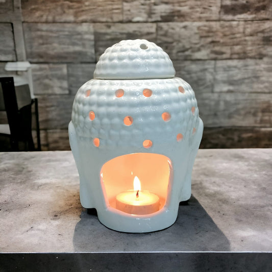 Ceramic Buddha Head Essential Oil Diffuser