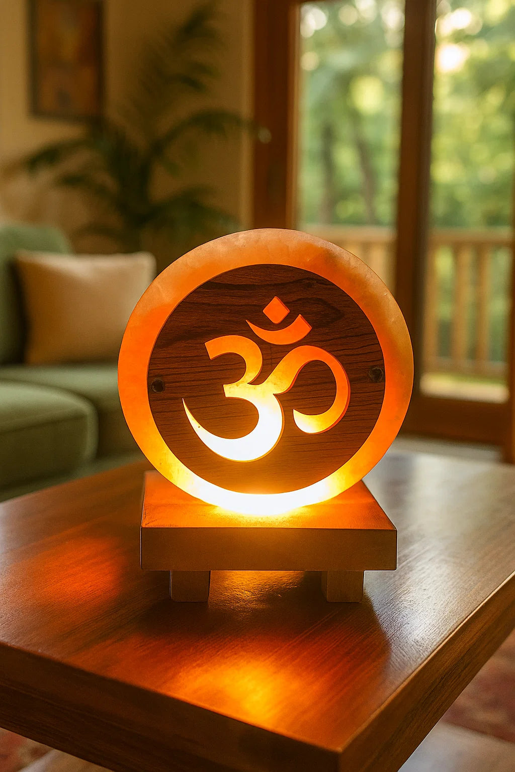 3D Rock Salt Lamp - Big Om