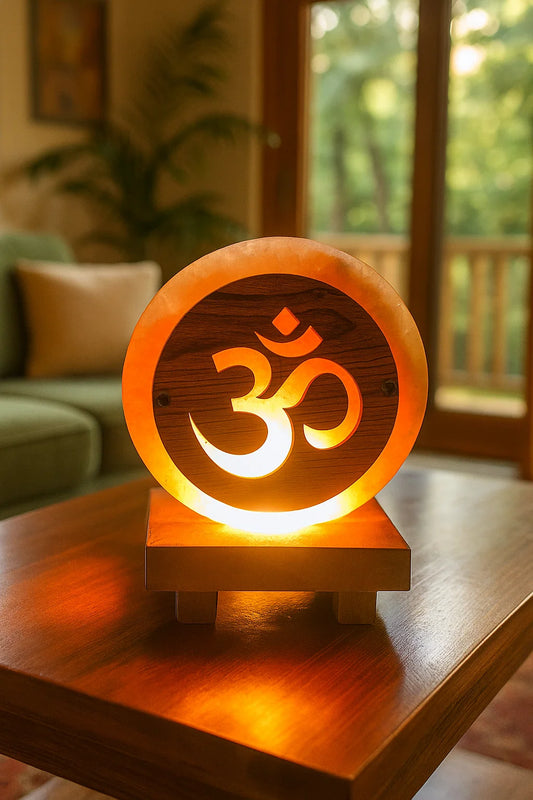 3D Rock Salt Lamp - Big Om