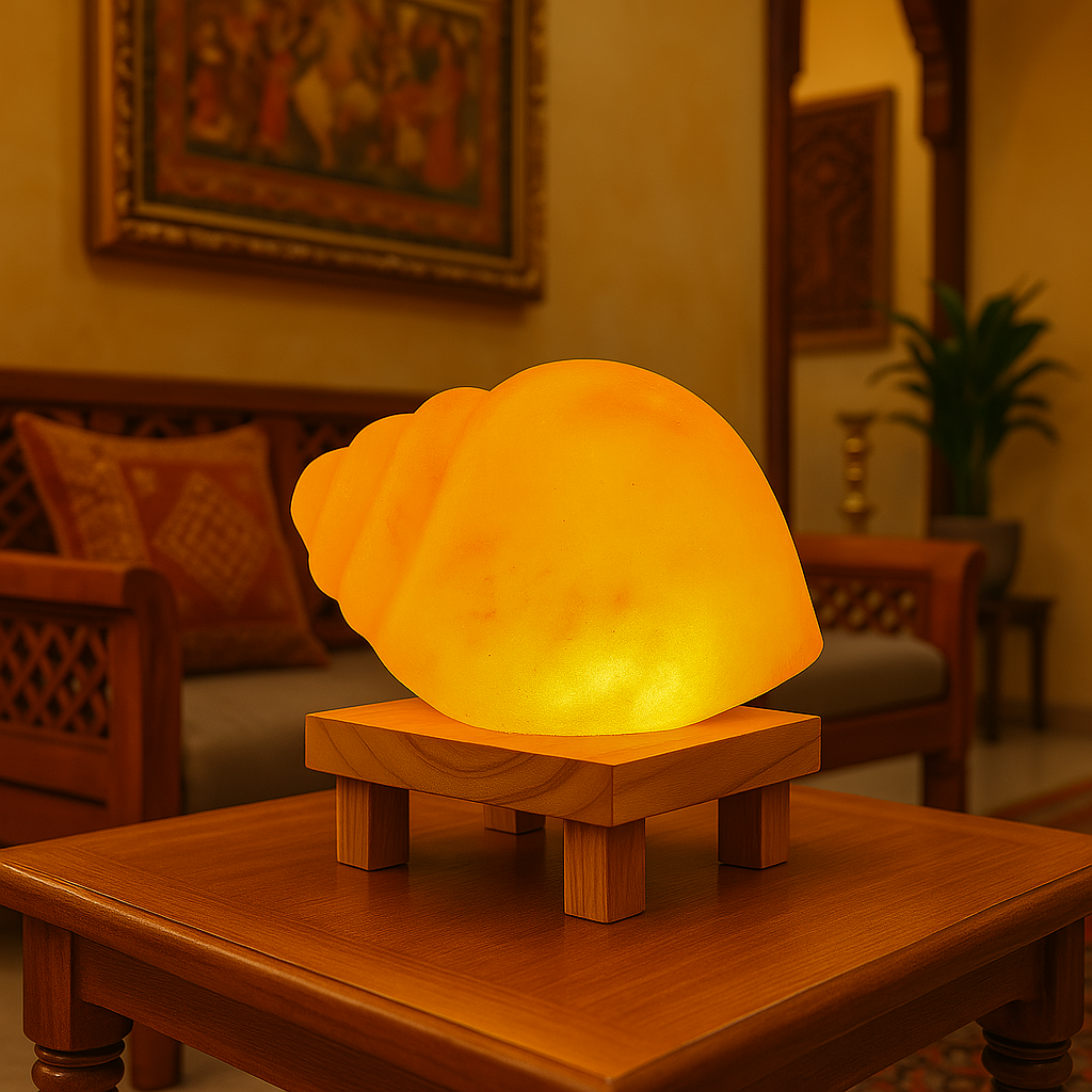 Natural Salt Lamp - Shankh